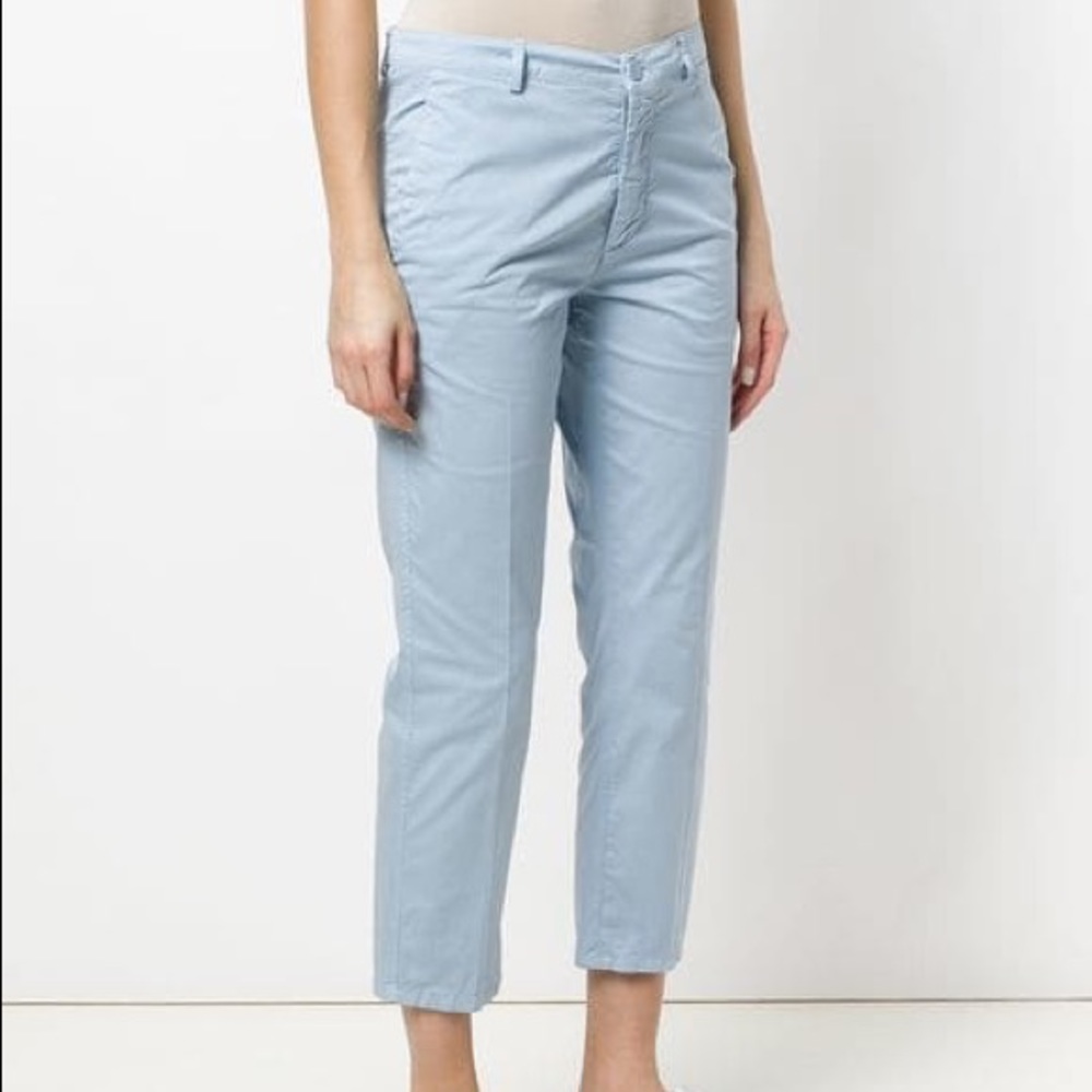 Dondup Cropped Cotton Trousers